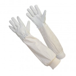 Gants de protection cuir vache beige